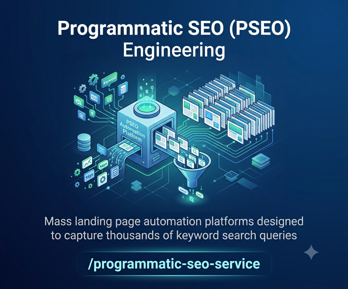Best Programmatic SEO (PSEO) Engineering in India - Architecture Portfolio