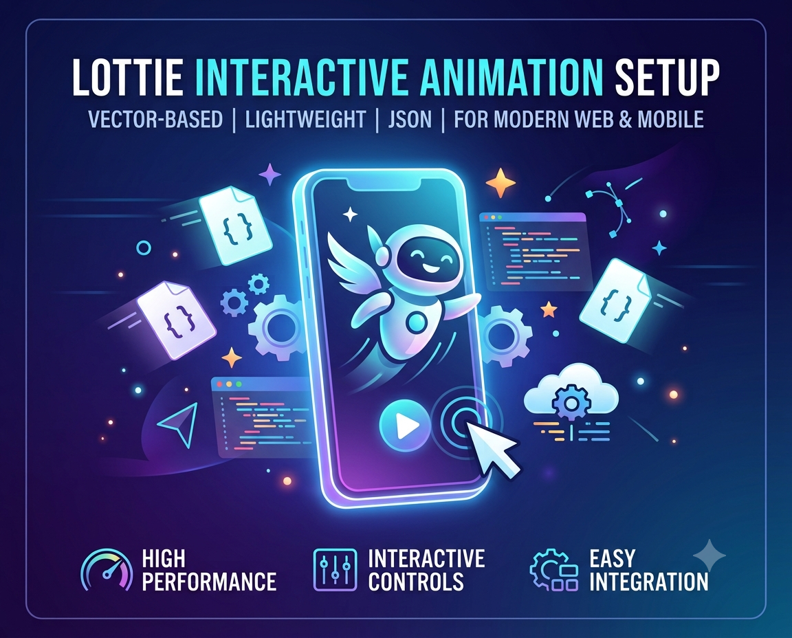 Lottie Interactive Animation Setup software development