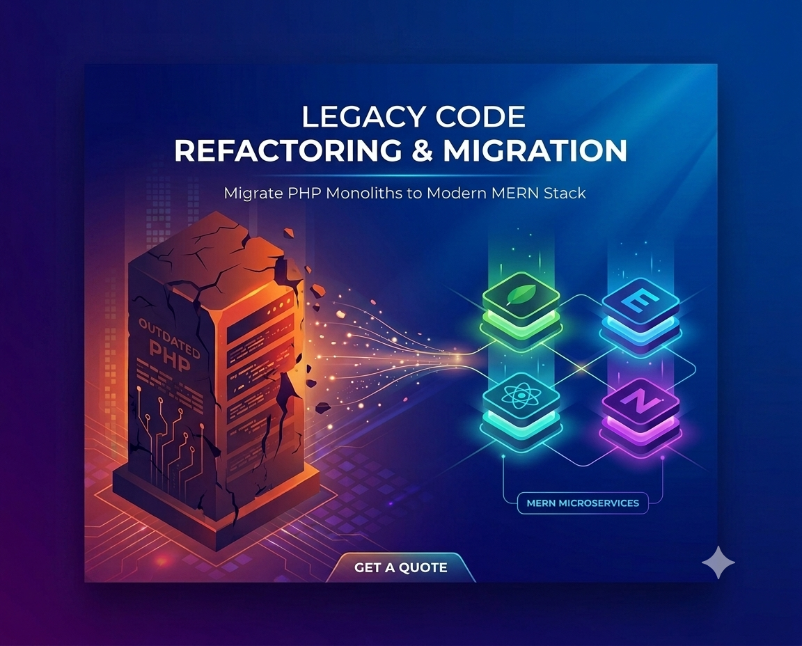 Legacy Code Refactoring & Migration software development