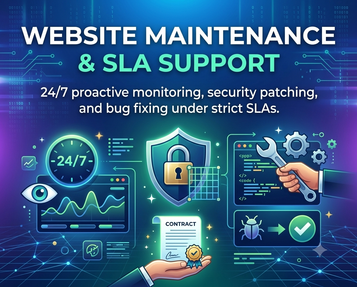 Website Maintenance & SLA Support software development