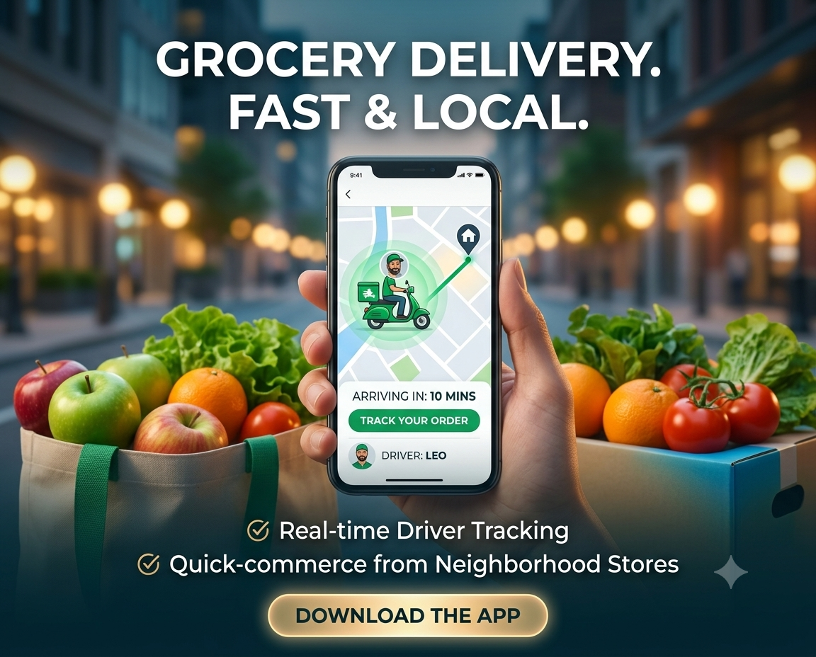 Grocery Delivery Mobile App software development