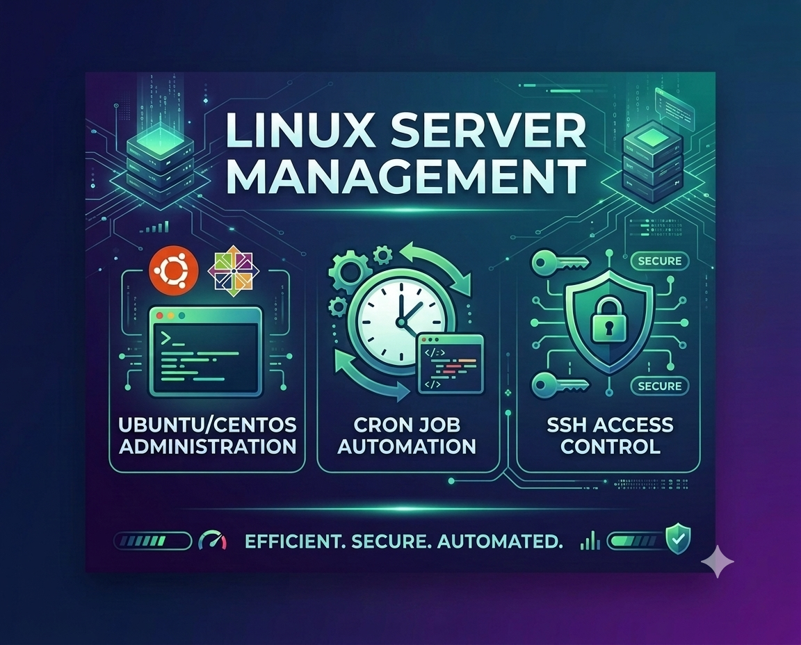 Linux Server Management software development