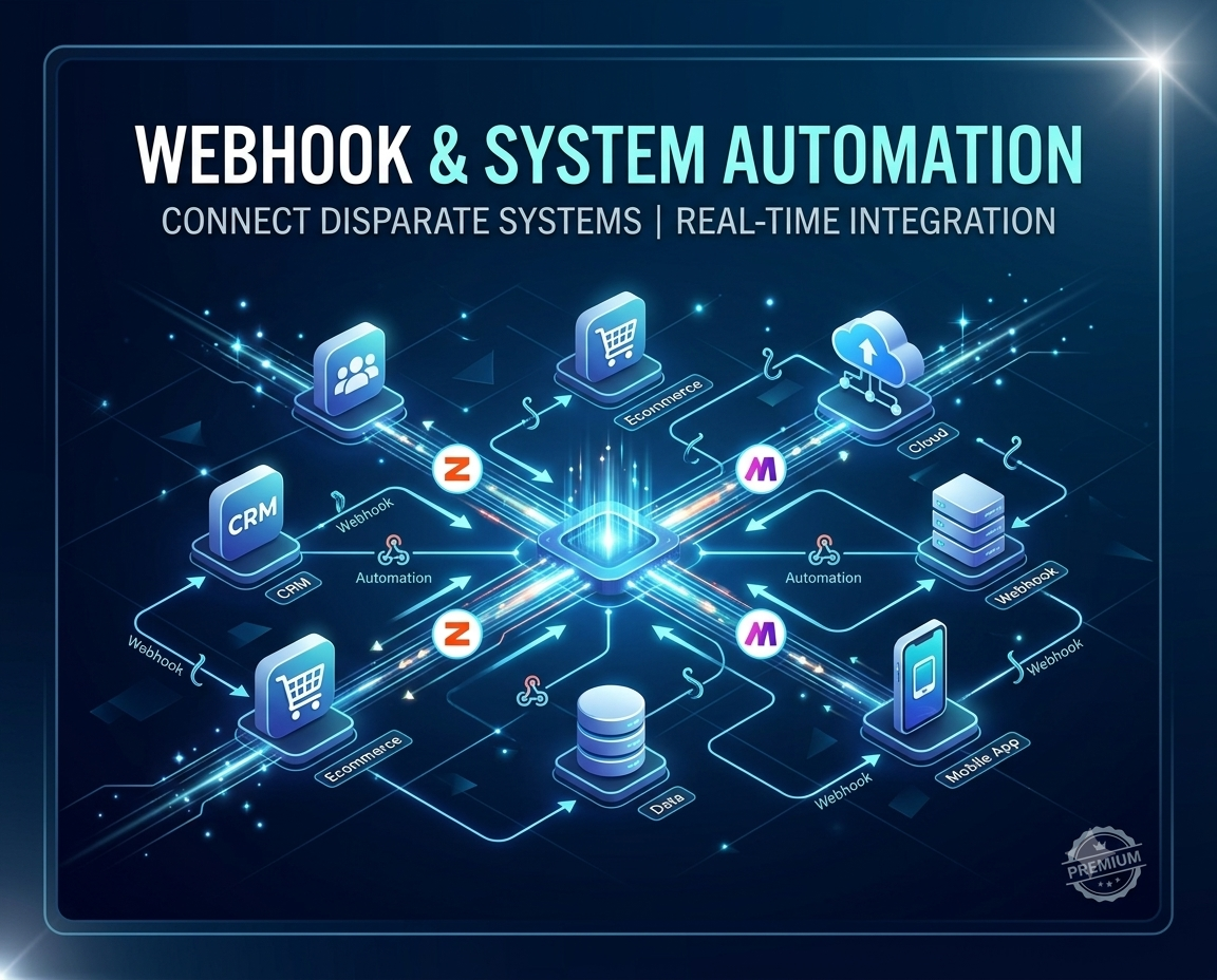 Webhook & System Automation Integration software development