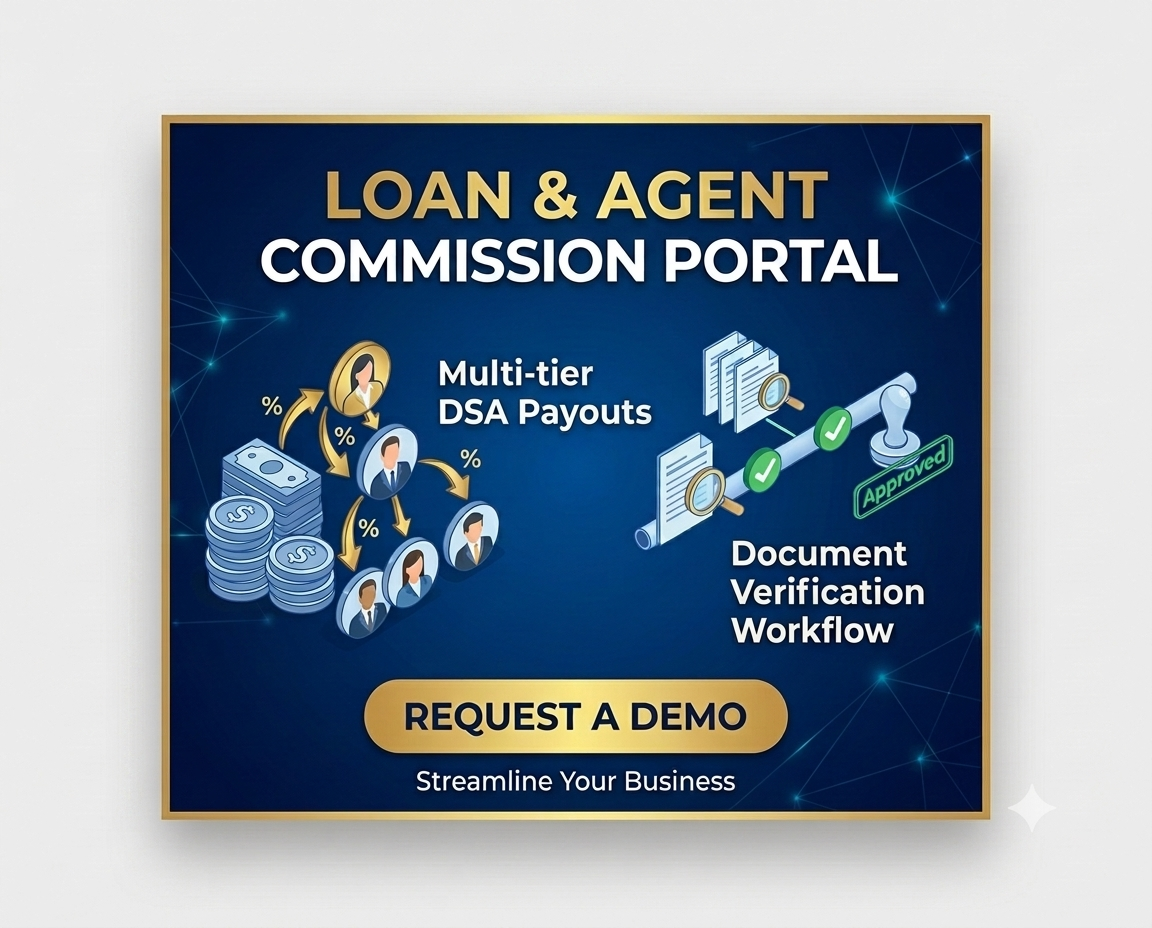 Loan & Agent Commission Portal software development