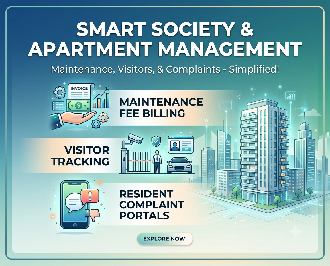Society & Apartment Management software development