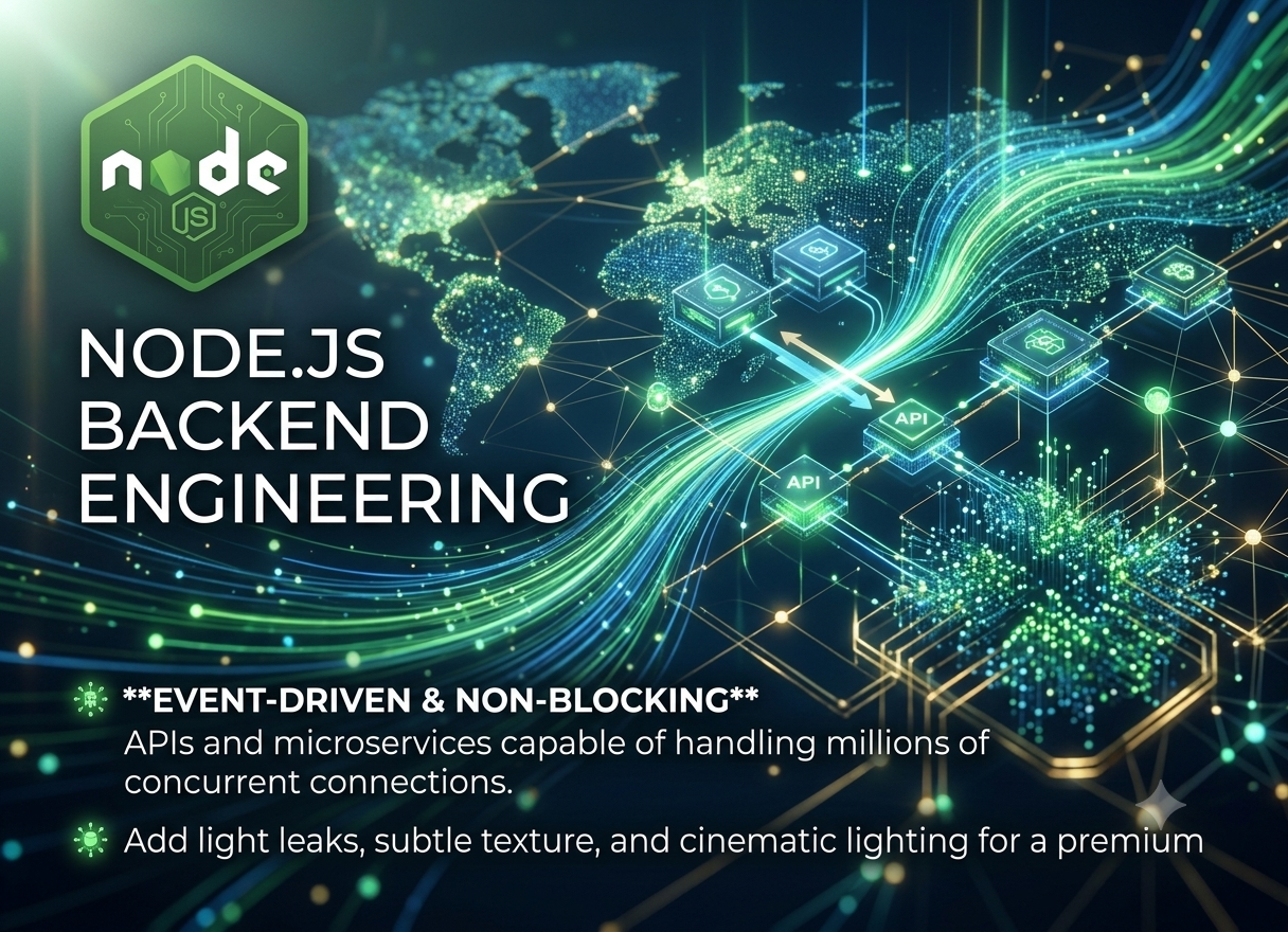 Node.js Backend Engineering software development