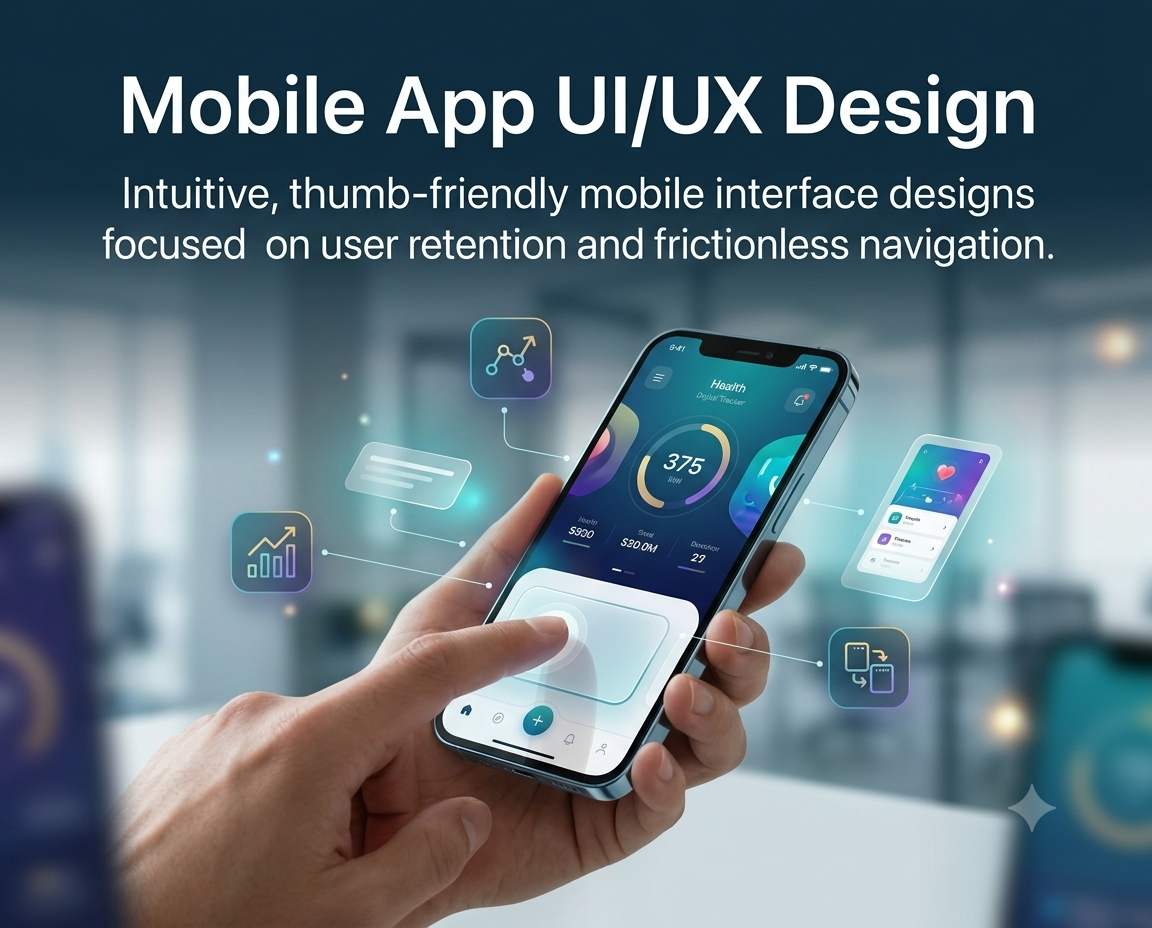 Mobile App UI/UX Design software development